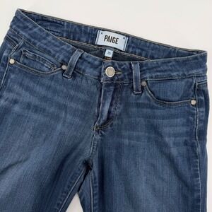 Paige Verdugo Ankle Jeans Dark Wash Size 25 Women's Skinny Leg Stretch Denim